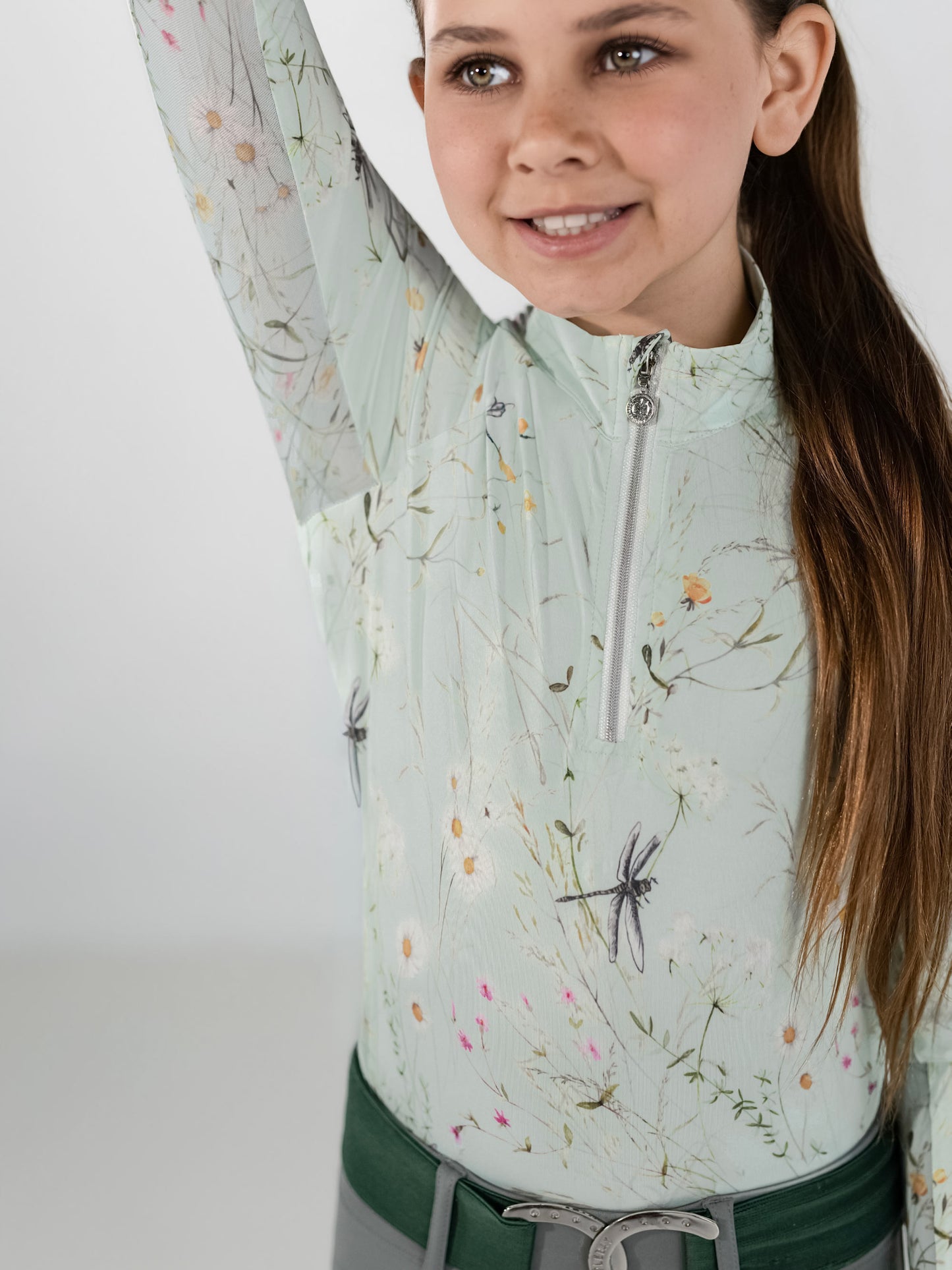 Dapplebay Kids Dragonfly Meadow 1/4 Zip - Long Sleeve