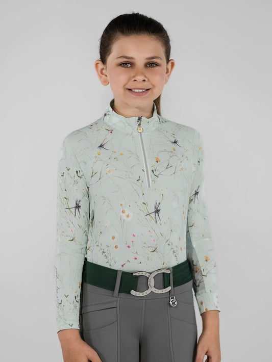 Dapplebay Kids Dragonfly Meadow 1/4 Zip - Long Sleeve