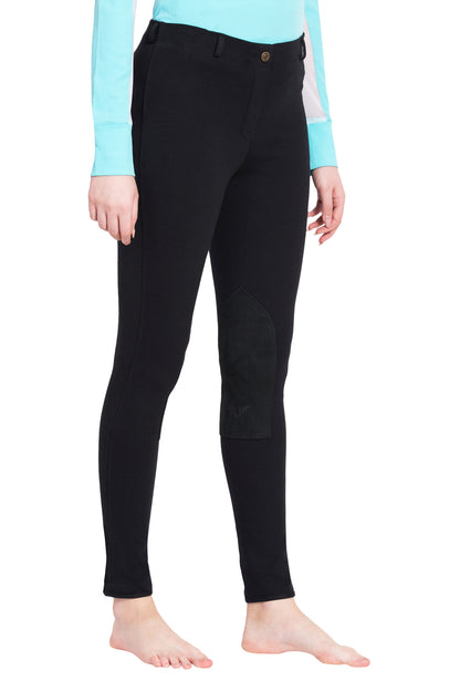 TuffRider Ladies Cotton Pull-On Knee Patch Plus Breeches_534