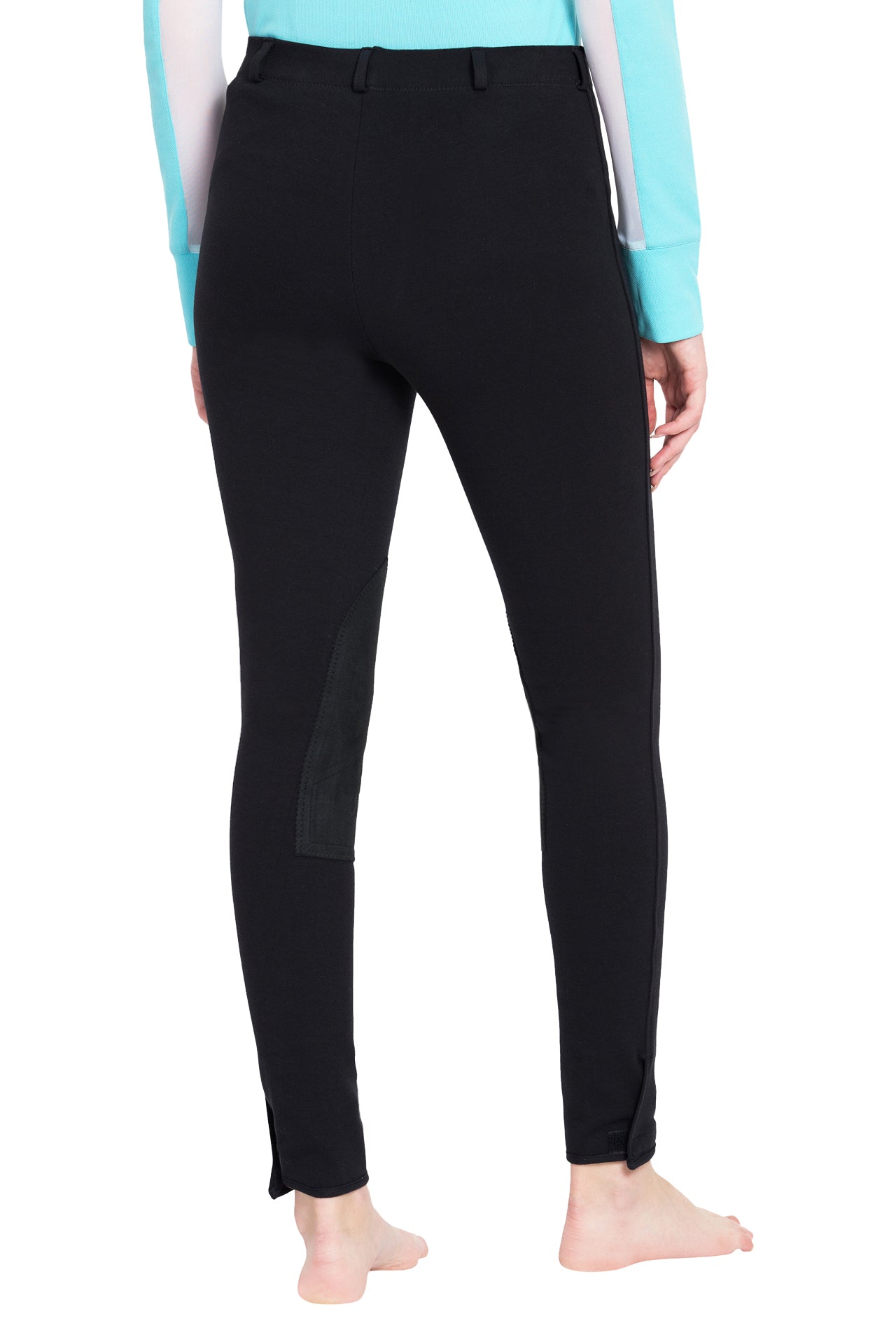 TuffRider Ladies Cotton Pull-On Knee Patch Plus Breeches_535