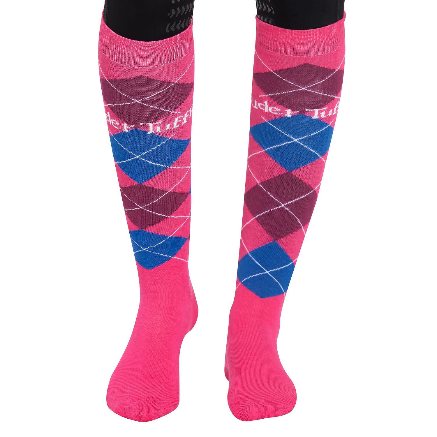 TuffRider Argyle Knee Hi Socks_1534