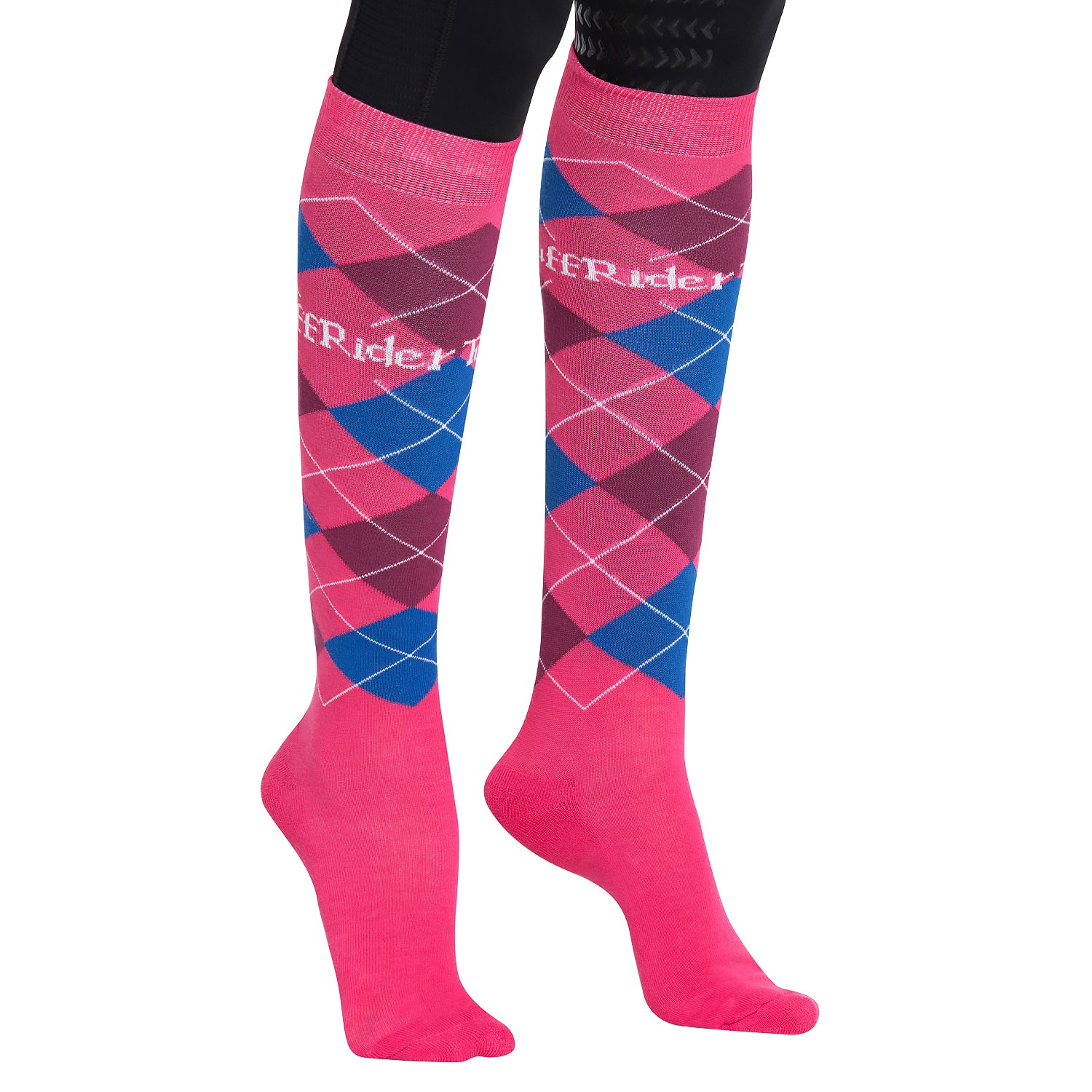 TuffRider Argyle Knee Hi Socks_1535