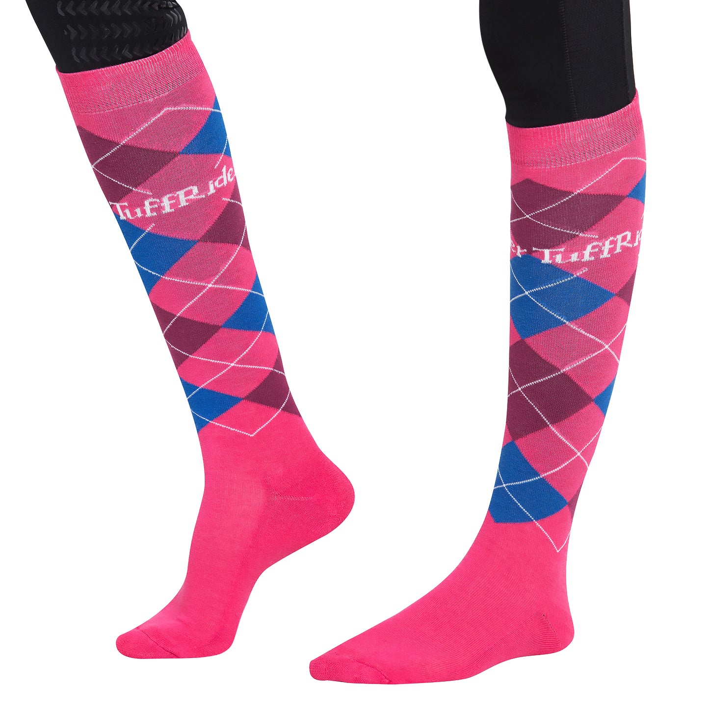 TuffRider Argyle Knee Hi Socks_1533