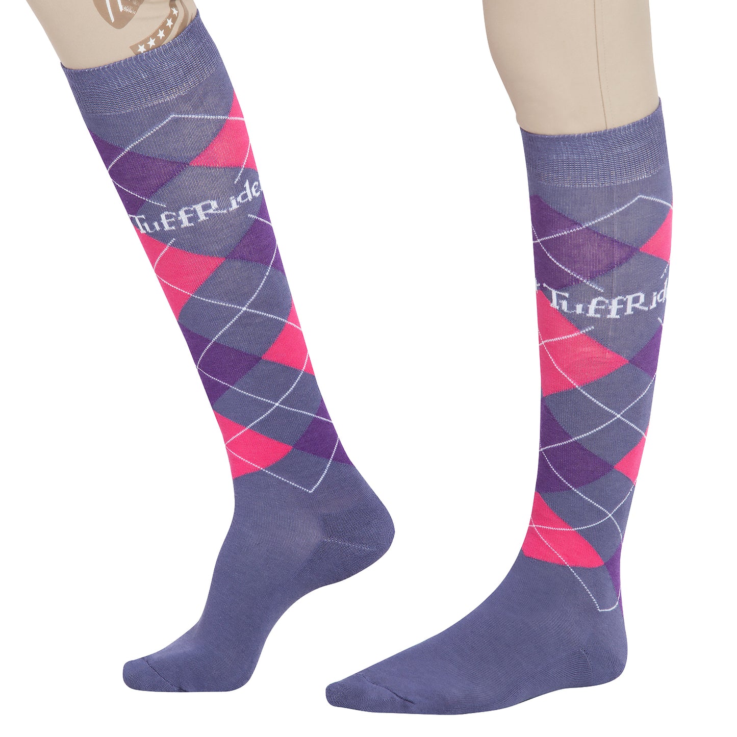 TuffRider Argyle Knee Hi Socks_1541