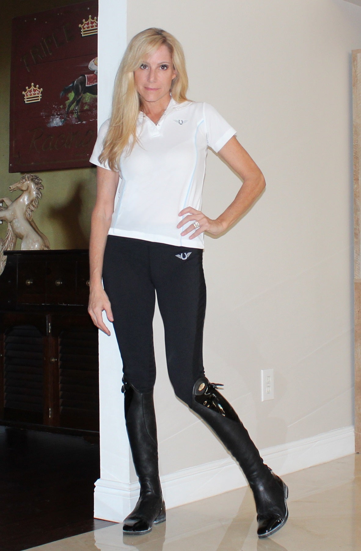 TuffRider Ladies Ventilated Schooling Tights_474