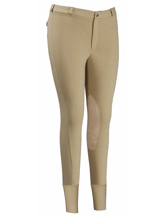 TuffRider Men's Cotton Knee Patch Breeches_1287