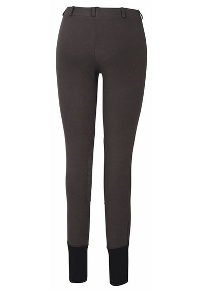 TuffRider Ladies Starter Lowrise Pull-On Knee Patch Breeches_642