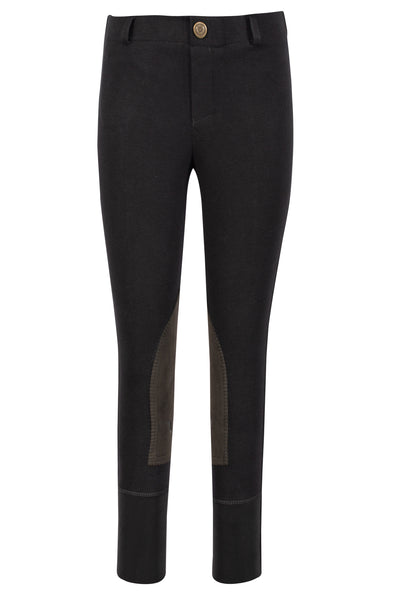 TuffRider Children's Starter Lowrise Pull-On Knee Patch Breeches_888