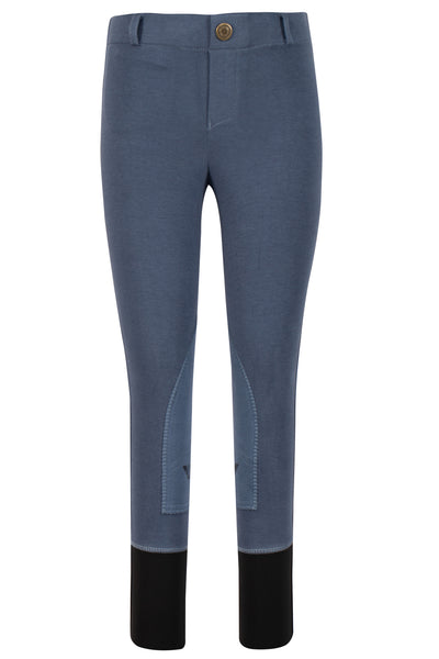 TuffRider Children's Starter Lowrise Pull-On Knee Patch Breeches_896