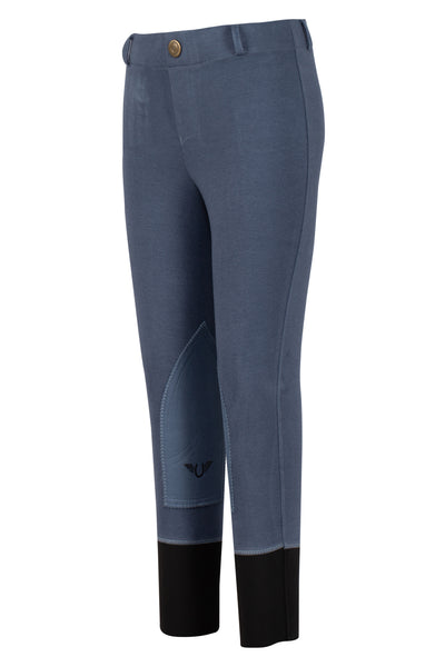 TuffRider Children's Starter Lowrise Pull-On Knee Patch Breeches_895