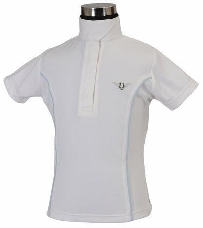 TuffRider Children's Kirby Kwik Dry Short Sleeve Show Shirt_3572
