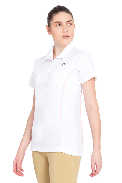 TuffRider Ladies Kirby Kwik Dry Short Sleeve Show Shirt_3587