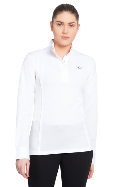 TuffRider Ladies Kirby Kwik Dry Long Sleeve Show Shirt_3592