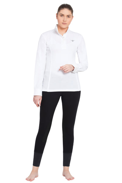 TuffRider Ladies Kirby Kwik Dry Long Sleeve Show Shirt_3597