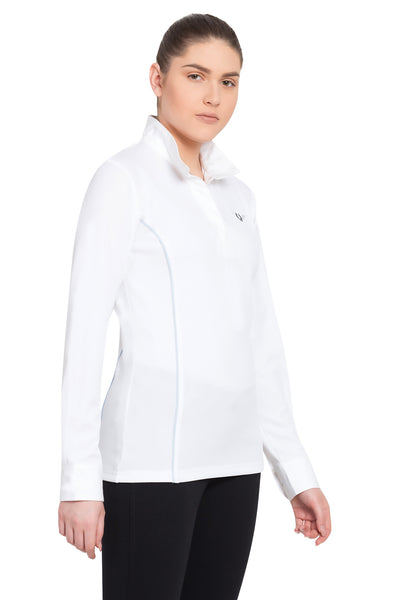 TuffRider Ladies Kirby Kwik Dry Long Sleeve Show Shirt_3600