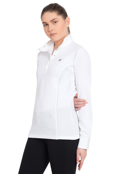 TuffRider Ladies Kirby Kwik Dry Long Sleeve Show Shirt_3599