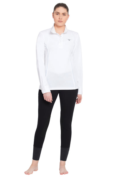 TuffRider Ladies Kirby Kwik Dry Long Sleeve Show Shirt_3603