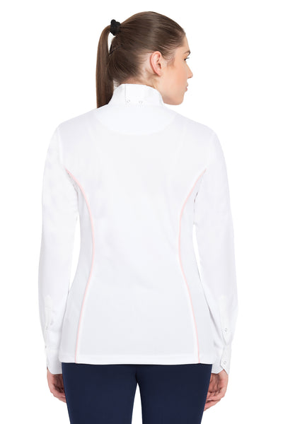 TuffRider Ladies Kirby Kwik Dry Long Sleeve Show Shirt_3607
