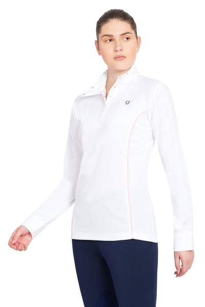 TuffRider Ladies Kirby Kwik Dry Long Sleeve Show Shirt_3604
