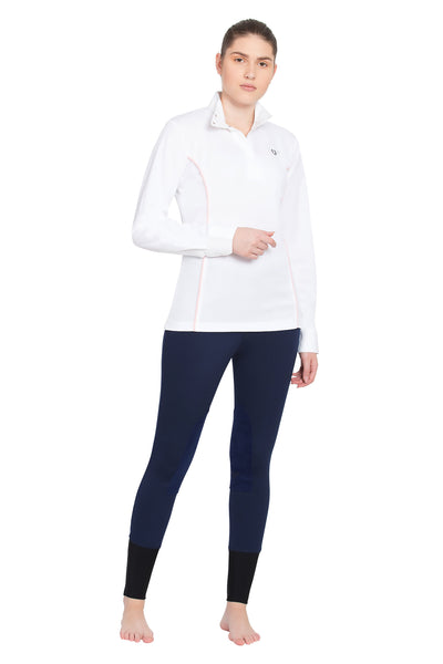 TuffRider Ladies Kirby Kwik Dry Long Sleeve Show Shirt_3608