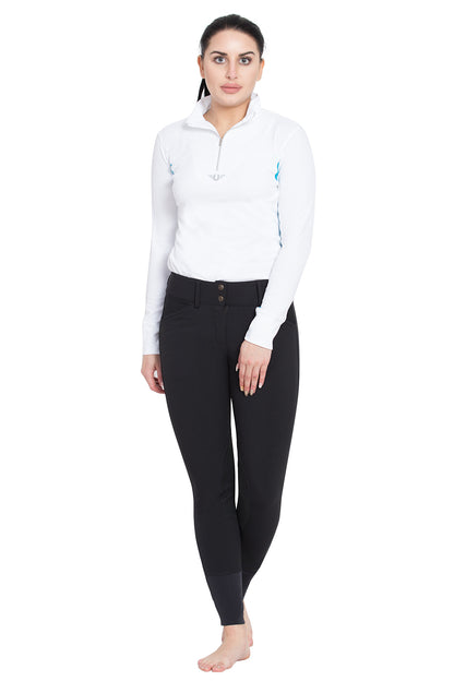 TuffRider Ladies Ventilated Technical Long Sleeve Sport Shirt_3619