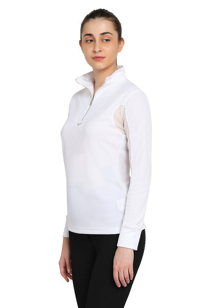 TuffRider Ladies Ventilated Technical Long Sleeve Sport Shirt_3611