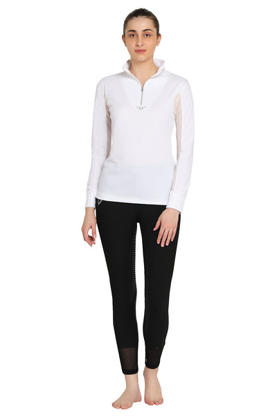 TuffRider Ladies Ventilated Technical Long Sleeve Sport Shirt_3613
