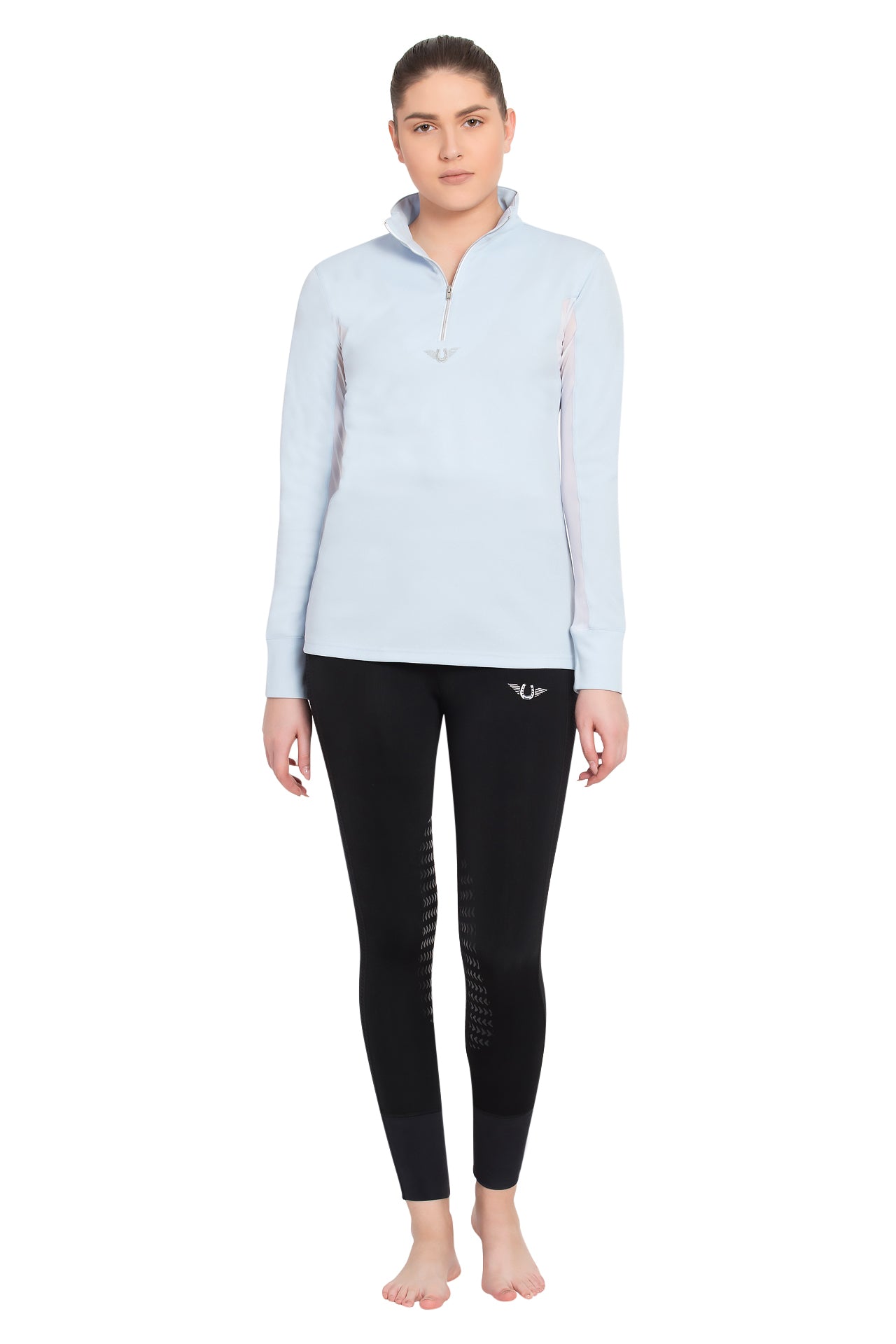 TuffRider Ladies Ventilated Technical Long Sleeve Sport Shirt_3625