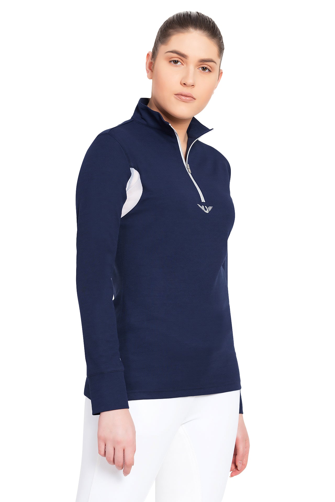 TuffRider Ladies Ventilated Technical Long Sleeve Sport Shirt_3629
