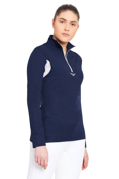 TuffRider Ladies Ventilated Technical Long Sleeve Sport Shirt_3629