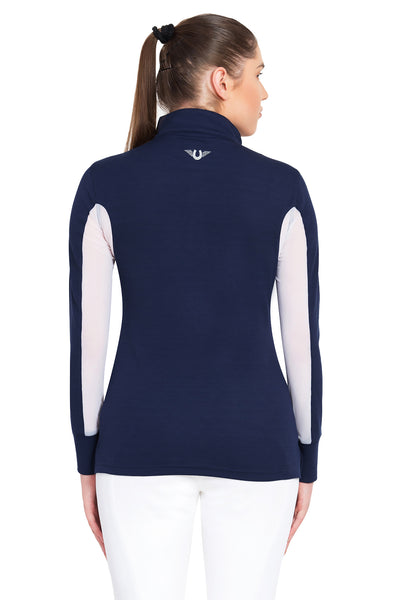 TuffRider Ladies Ventilated Technical Long Sleeve Sport Shirt_3630