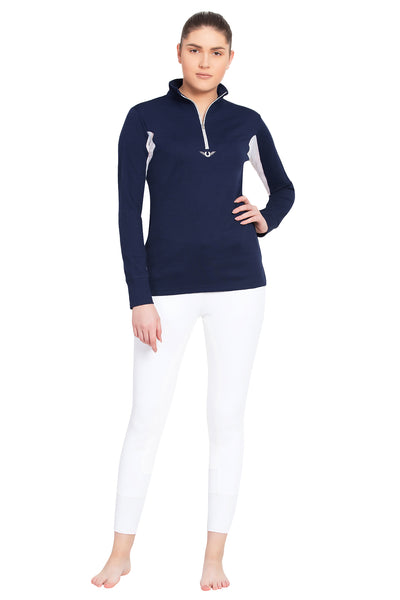 TuffRider Ladies Ventilated Technical Long Sleeve Sport Shirt_3632