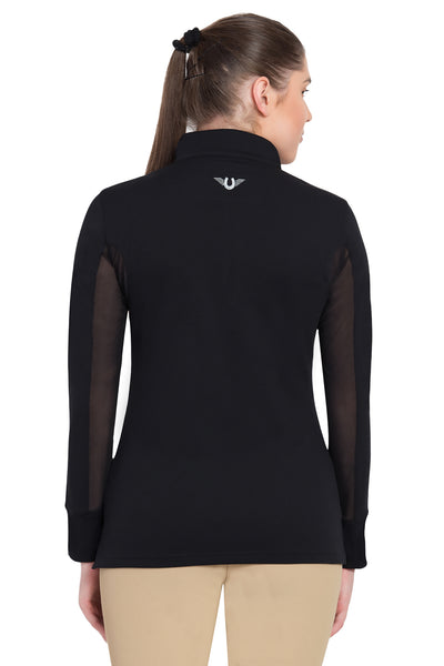 TuffRider Ladies Ventilated Technical Long Sleeve Sport Shirt_3636