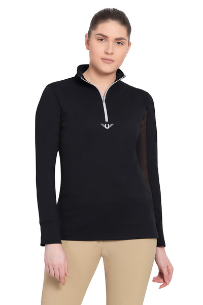 TuffRider Ladies Ventilated Technical Long Sleeve Sport Shirt_3633