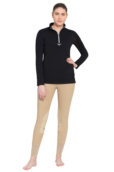 TuffRider Ladies Ventilated Technical Long Sleeve Sport Shirt_3638