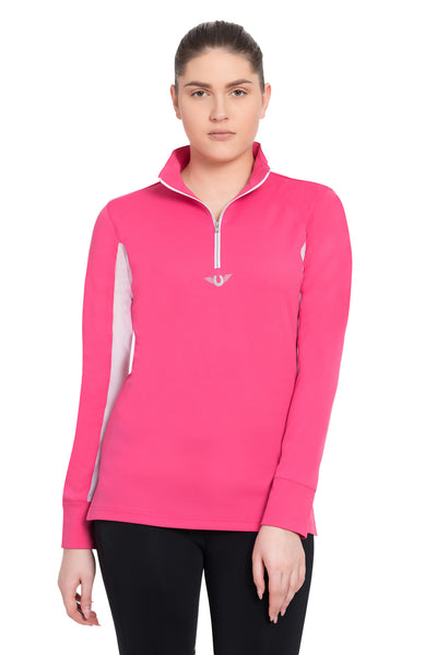 TuffRider Ladies Ventilated Technical Long Sleeve Sport Shirt_3639