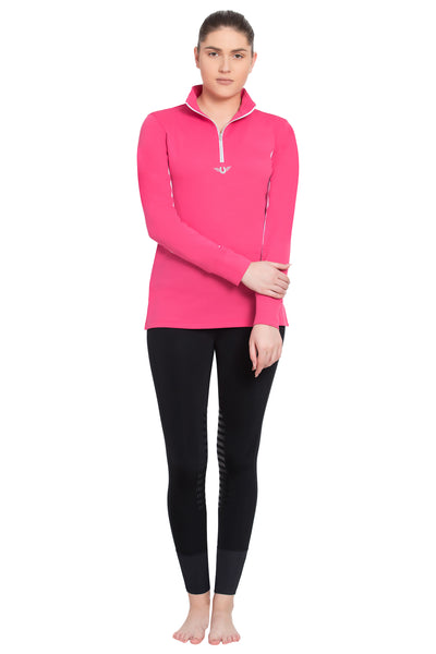 TuffRider Ladies Ventilated Technical Long Sleeve Sport Shirt_3644