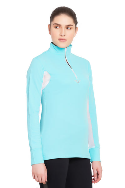 TuffRider Ladies Ventilated Technical Long Sleeve Sport Shirt_3647