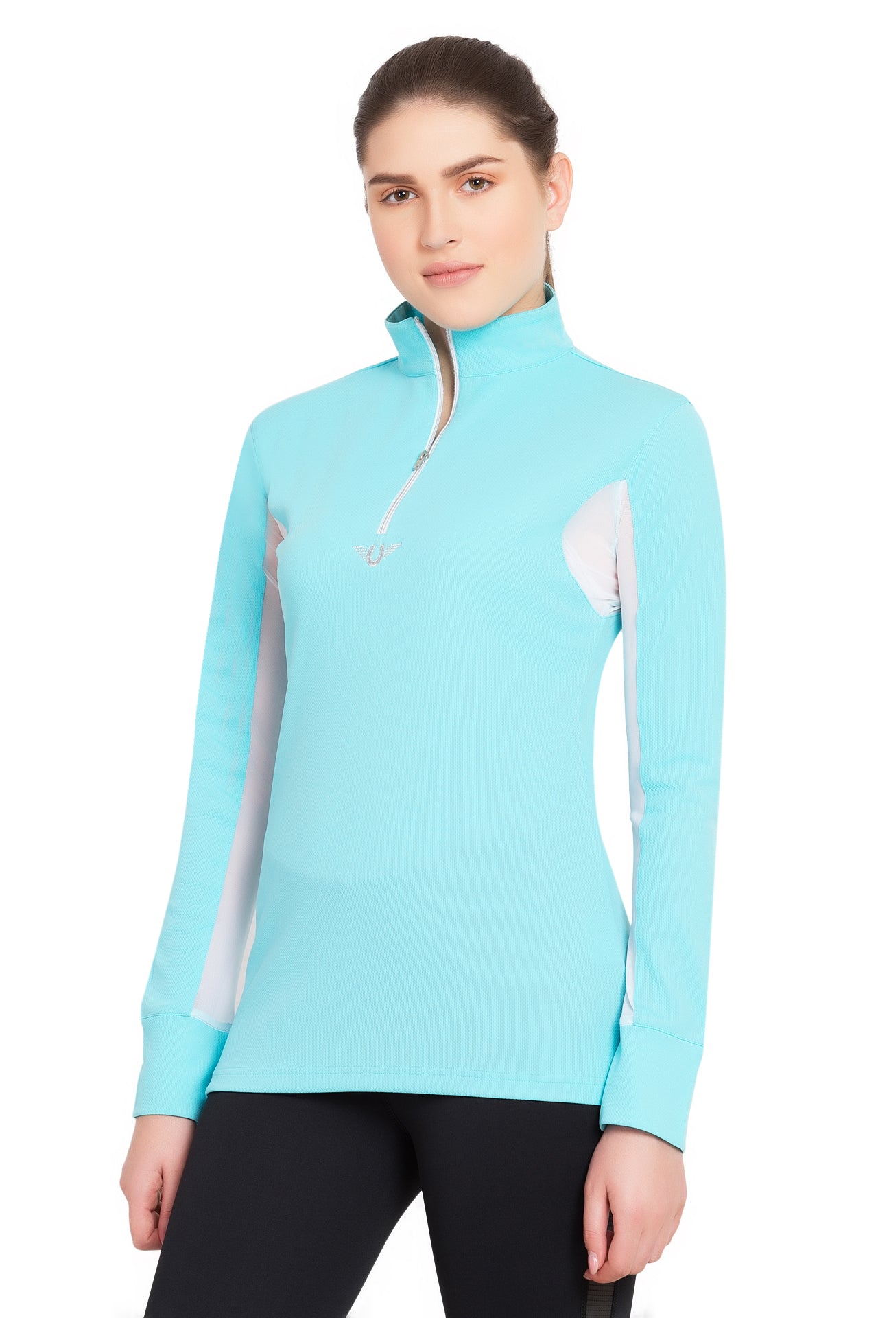 TuffRider Ladies Ventilated Technical Long Sleeve Sport Shirt_3646