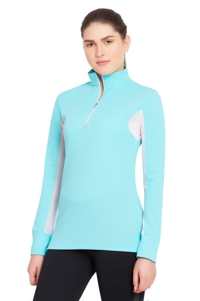 TuffRider Ladies Ventilated Technical Long Sleeve Sport Shirt_3646