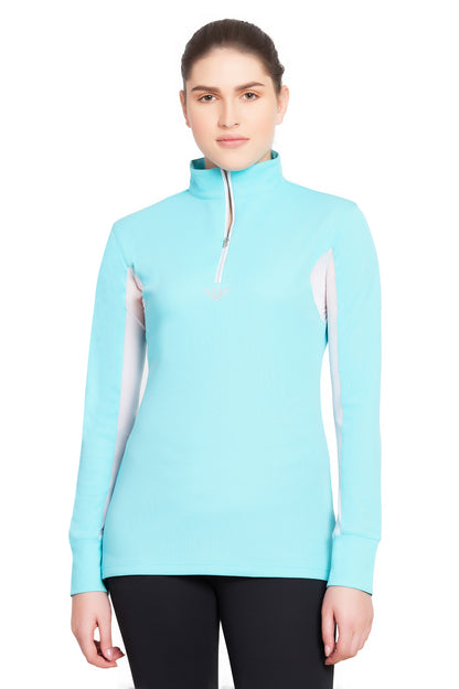 TuffRider Ladies Ventilated Technical Long Sleeve Sport Shirt_3645