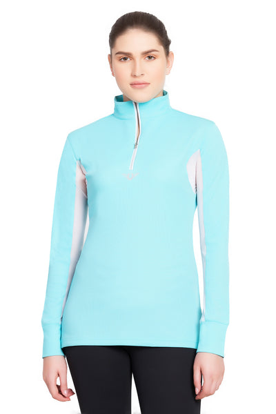TuffRider Ladies Ventilated Technical Long Sleeve Sport Shirt_3645