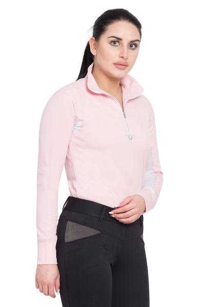 TuffRider Ladies Ventilated Technical Long Sleeve Sport Shirt_3651
