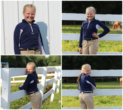 TuffRider Children's Ventilated Technical Long Sleeve Sport Shirt_3667