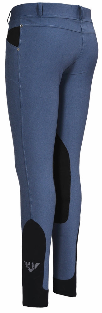 TuffRider Ladies Sydney Knee Patch Breeches w/ Contoured sock bottom (CSB)_346