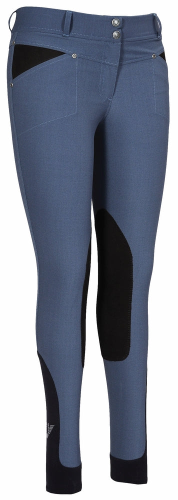 TuffRider Ladies Sydney Knee Patch Breeches w/ Contoured sock bottom (CSB)_345