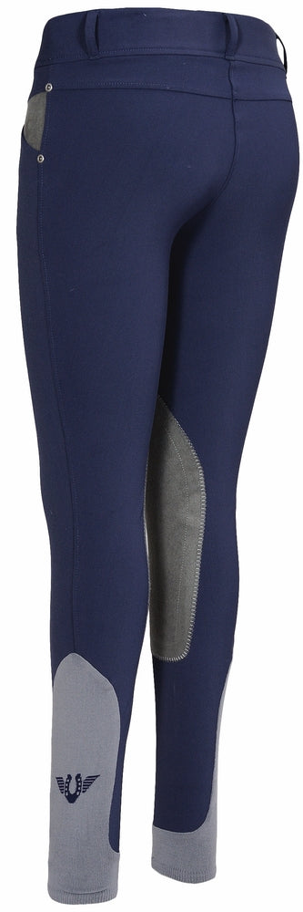 TuffRider Ladies Sydney Knee Patch Breeches w/ Contoured sock bottom (CSB)_348