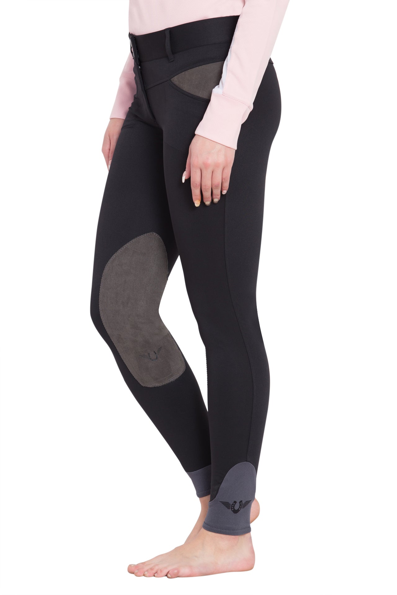 TuffRider Ladies Sydney Knee Patch Breeches w/ Contoured sock bottom (CSB)_351