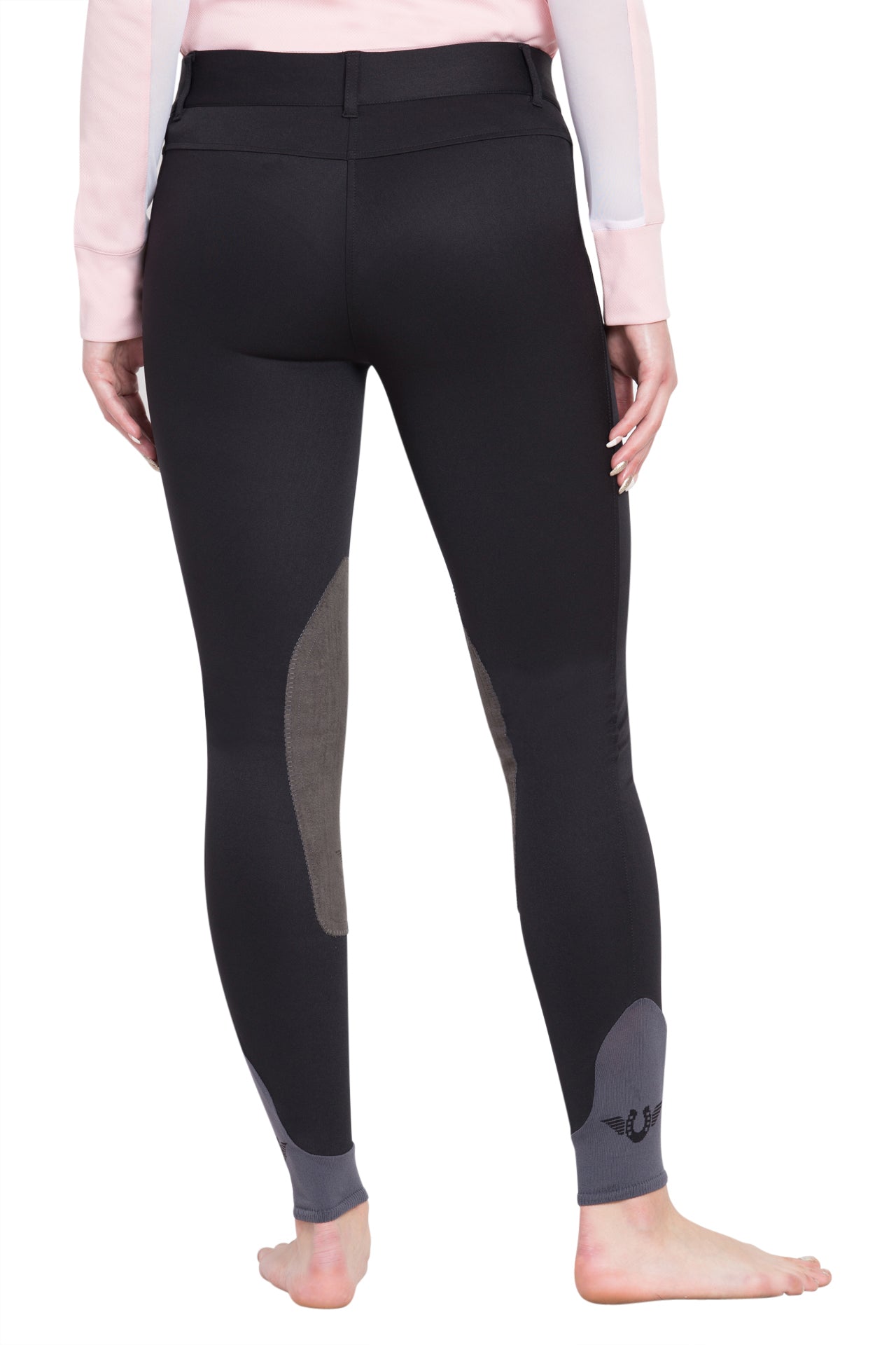 TuffRider Ladies Sydney Knee Patch Breeches w/ Contoured sock bottom (CSB)_352