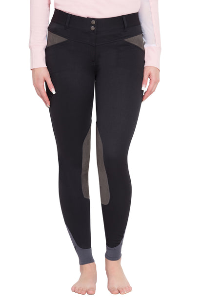 TuffRider Ladies Sydney Knee Patch Breeches w/ Contoured sock bottom (CSB)_350